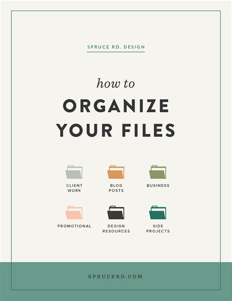 How to organize files and folders .